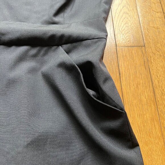 J.Crew Size 4 Black Suiting Lightweight Wool Tailored Sleeveless Sheath Career - Picture 15 of 16
